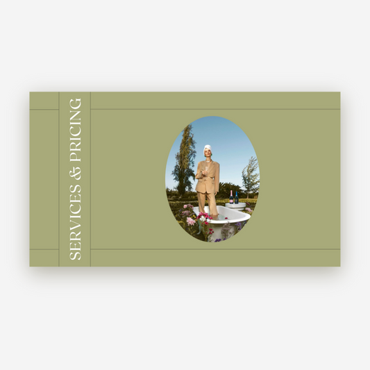 Services & Pricing - Atelier